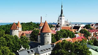 エストニアの街の写真