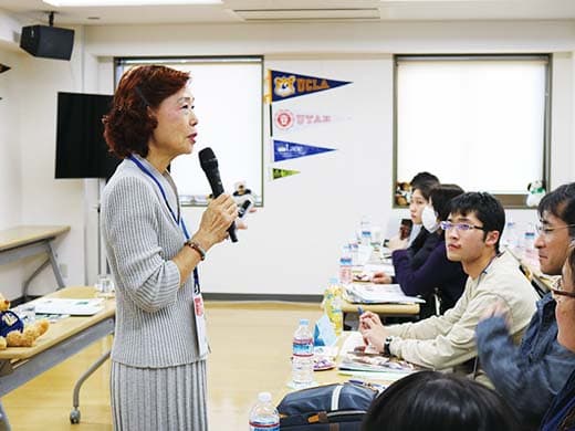 廣田代表講演の様子