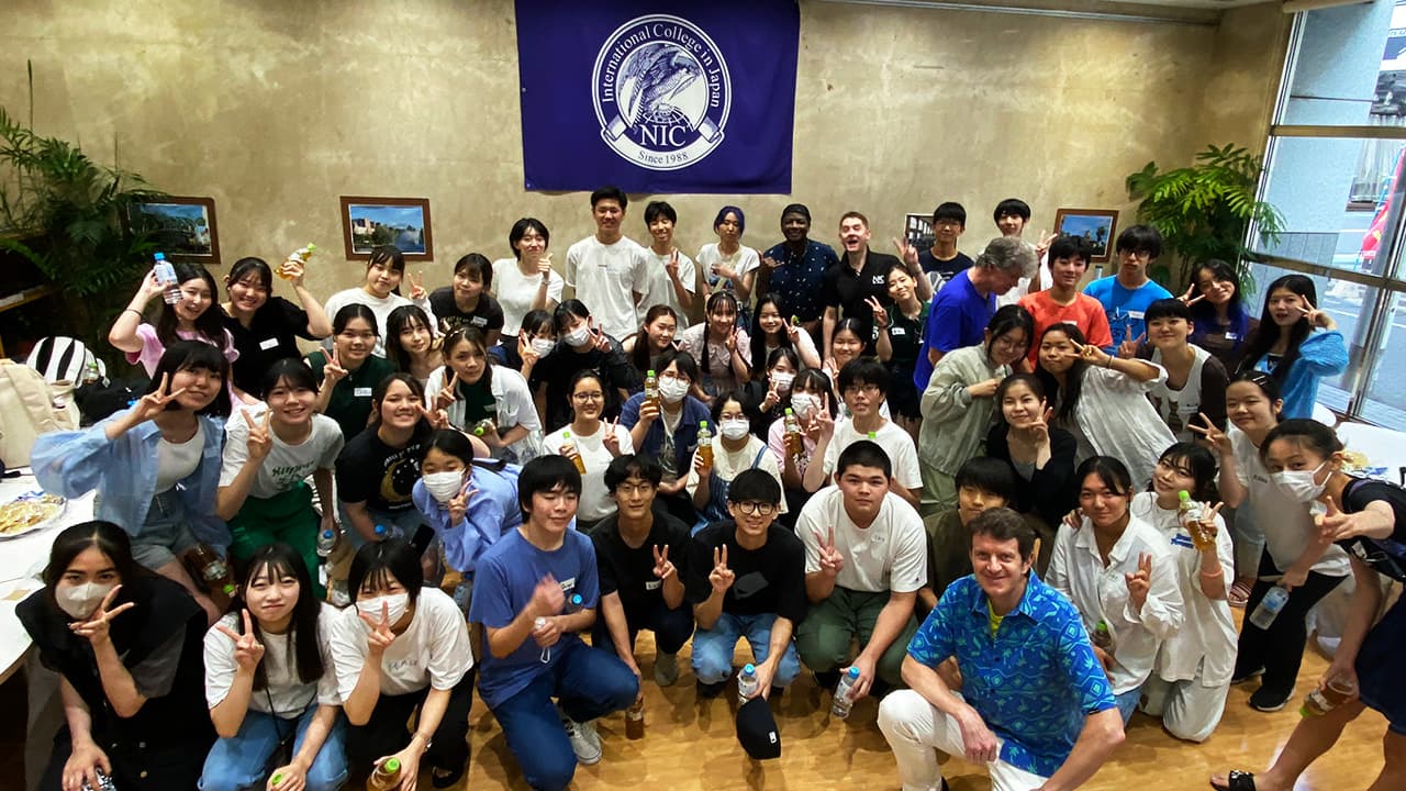 夏期講習会 修了証授与時の集合写真